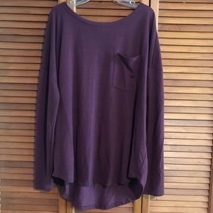 Maroon Long Sleeved Tee